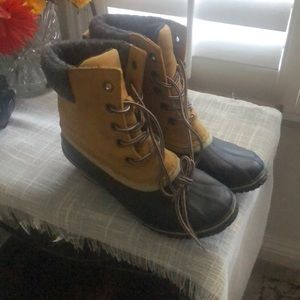 Sorel waterproof leather boots